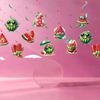 Paper Hello Summer Banner Festival Watermelon Spiral Hanging Flag  Party Favors