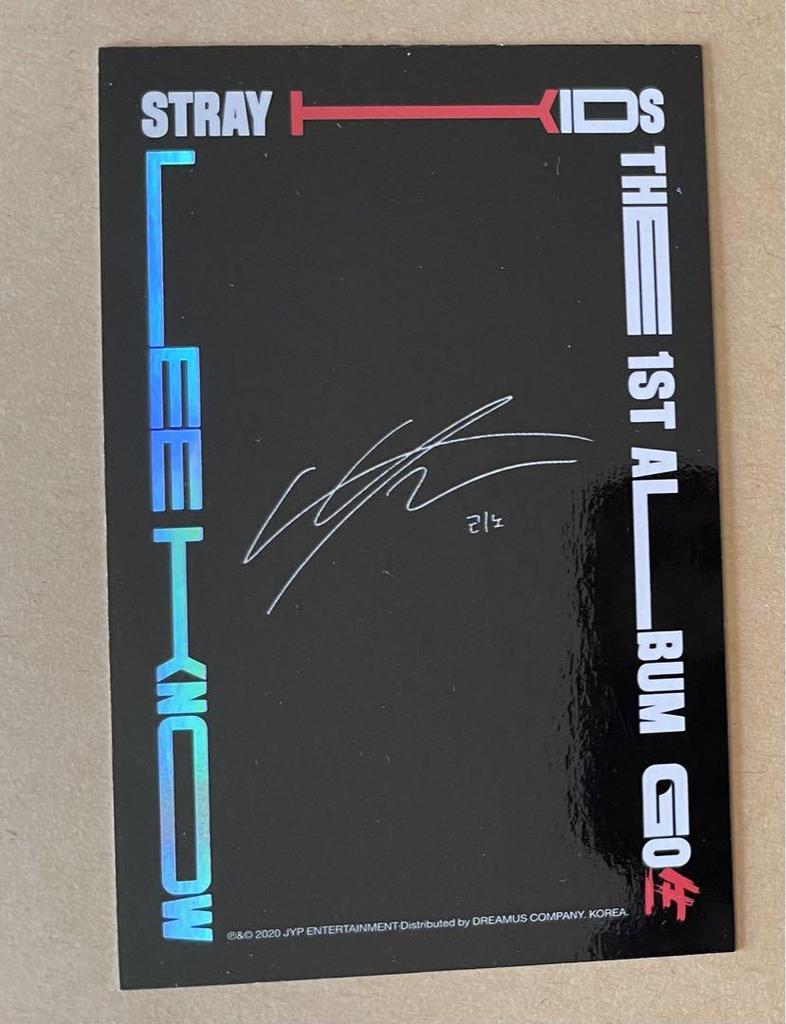 [USED] Straykids GO Live Limited Edition Trading Card Reno Official