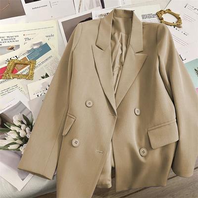 Casual Office Blazer Women Fashion Long Sleeve Jacket Outwears Coat