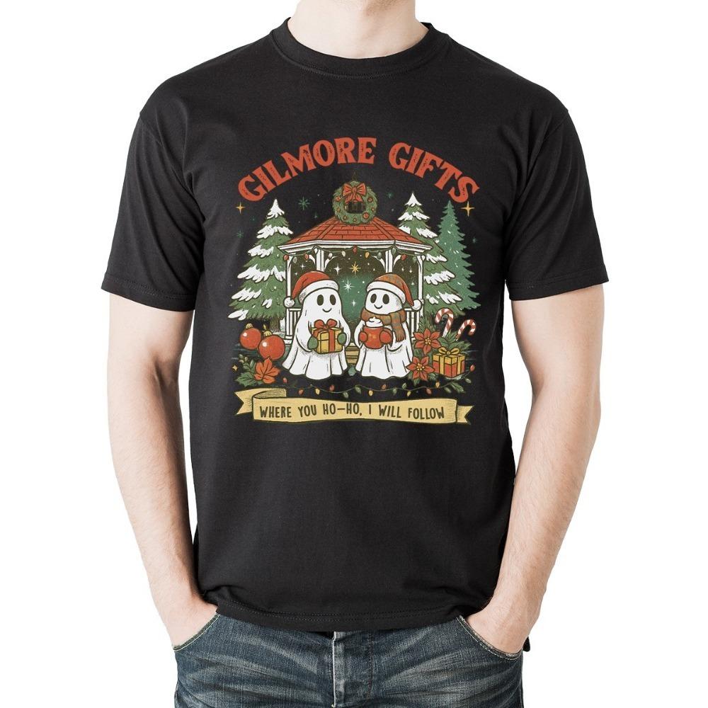 Gilmore Gifts Where You TShirt Unisex Retro Seasonal Funny Xmas Santa Womens Street Fashion Streetwear Men Clothes