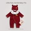 Baby Horse Zodiac Long Sleeve Bodysuit - New Year Chinese Style, Pure Cotton, Boneless Design