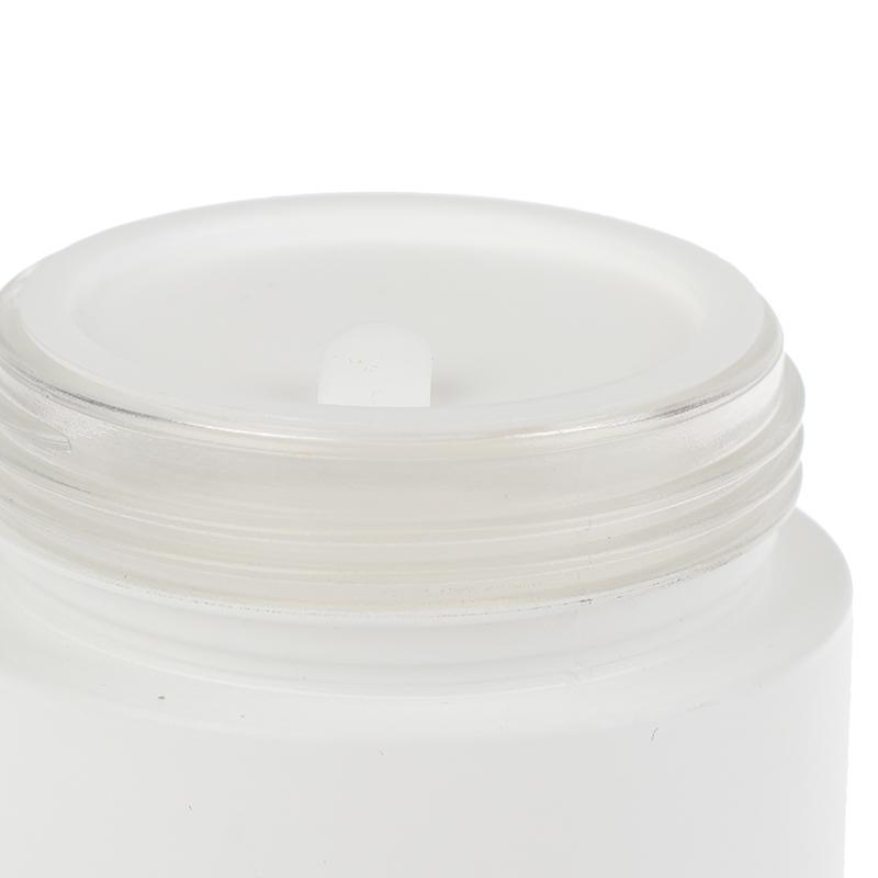 Mini Glass Jar Cosmetics Subpackage Filling Wood Cap Bottle Face Cream Lipstick Storage Container Frosting Refillable 5G-200G