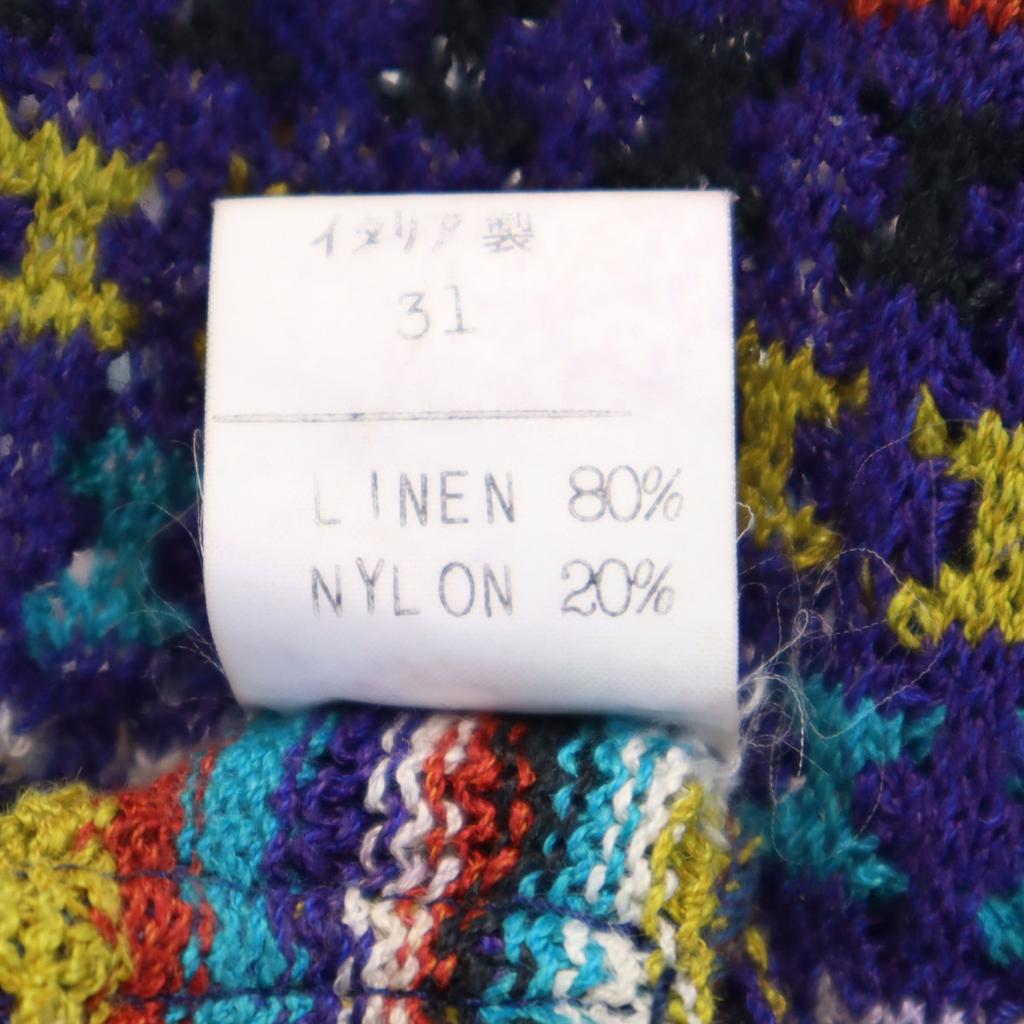 Missoni Made in Italy Linen Blend Overall handle Long sleeve cardigan 31 Women Used