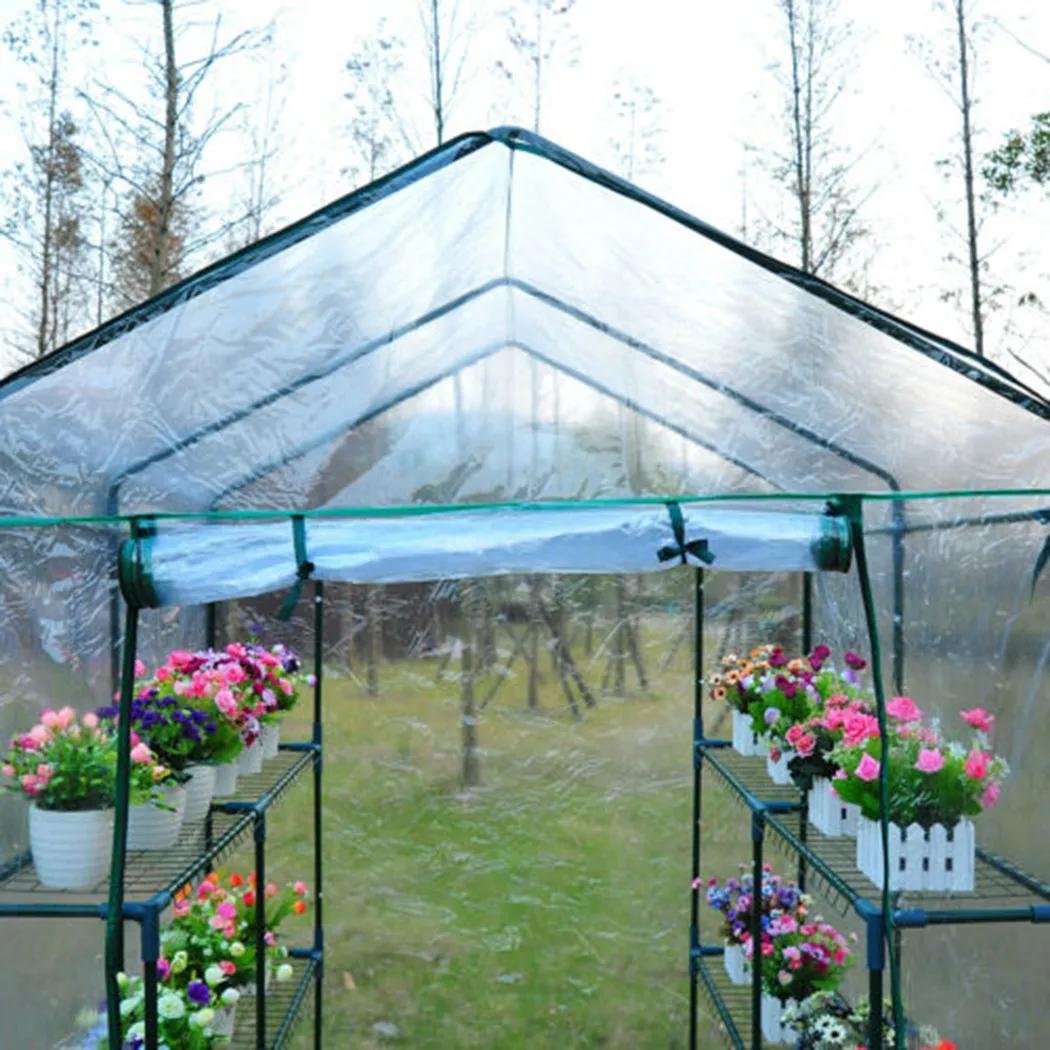 

Plant Cover Plant Greenhouse Cover Warm Room PVC Greenhouse Plastic Garden Outdoor Plants Grow House Cover Home Appliance China Mainland