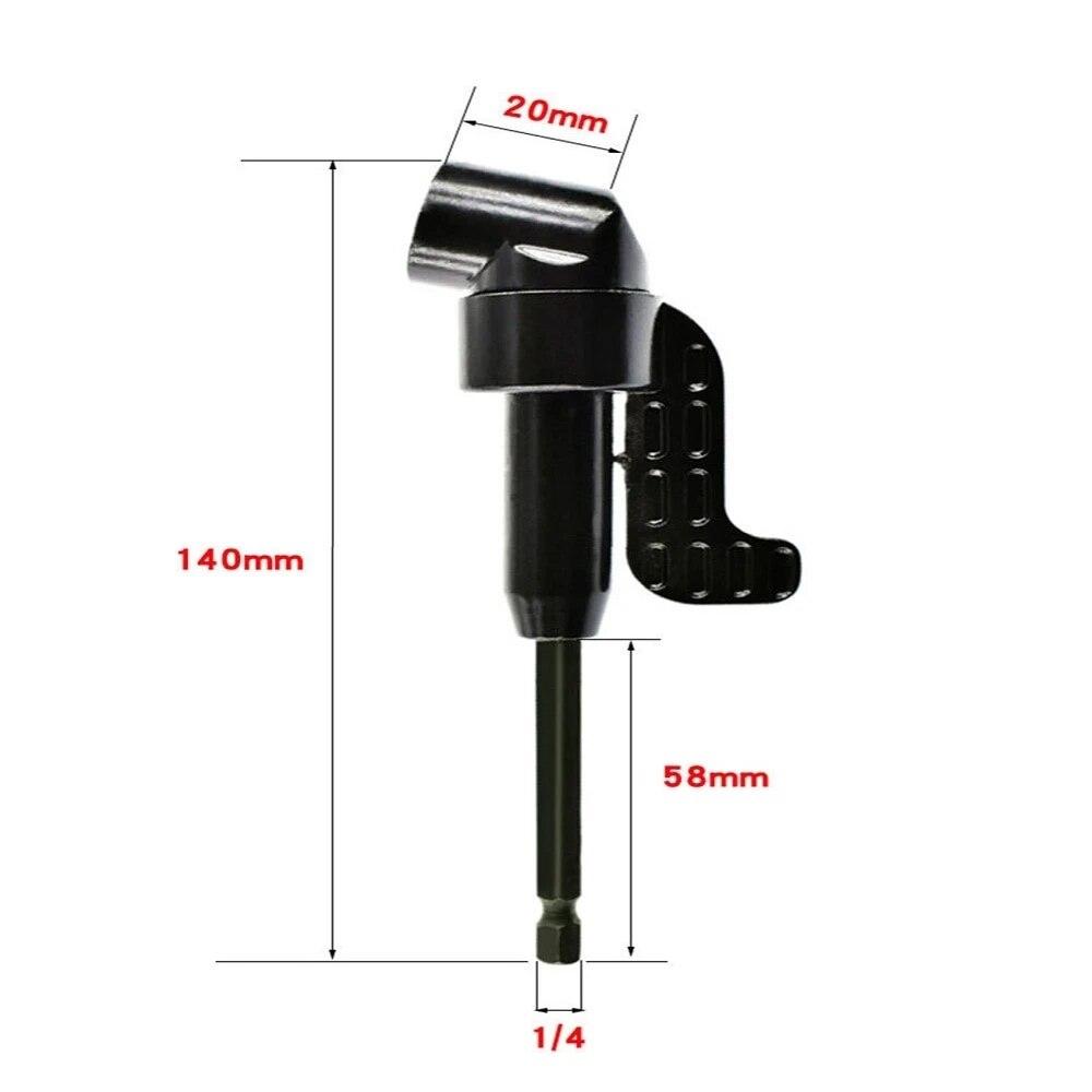 105 Grad 1 4 Sechskant Schaft Magnetischer Bohrer Winkelverlängerung Schraubendreher Winkel-Schraubendreher Elektrowerkzeug Zubehör