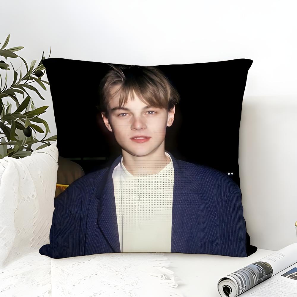 L-Leo DiCaprio Vibe Look Kissenbezug Leinenkissenbezug Sofa Heimdeko Kissenbezug Kissenhülle