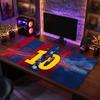 Niestandardowa duża podkładka pod mysz Lionel Messi, Personalizowany nadruk z nazwą, Antypoślizgowa mata na biurko z logo piłkarskim, Prezent dla gracza