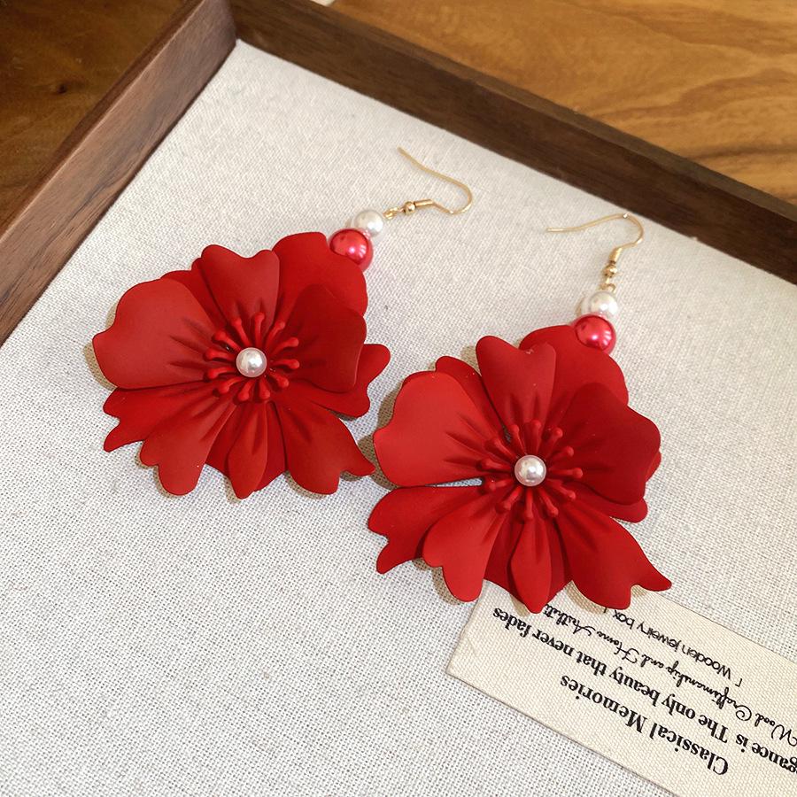 Ретро Жемчужное Цветочное Подвеска Ожерелье-Свитер