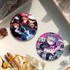 Anime J-Jujutsu K-Kaisen Round Button Pins Slogan Creative Brooches Backpack Clothes Decoration Fashion Cartoon Jewelry Gifts