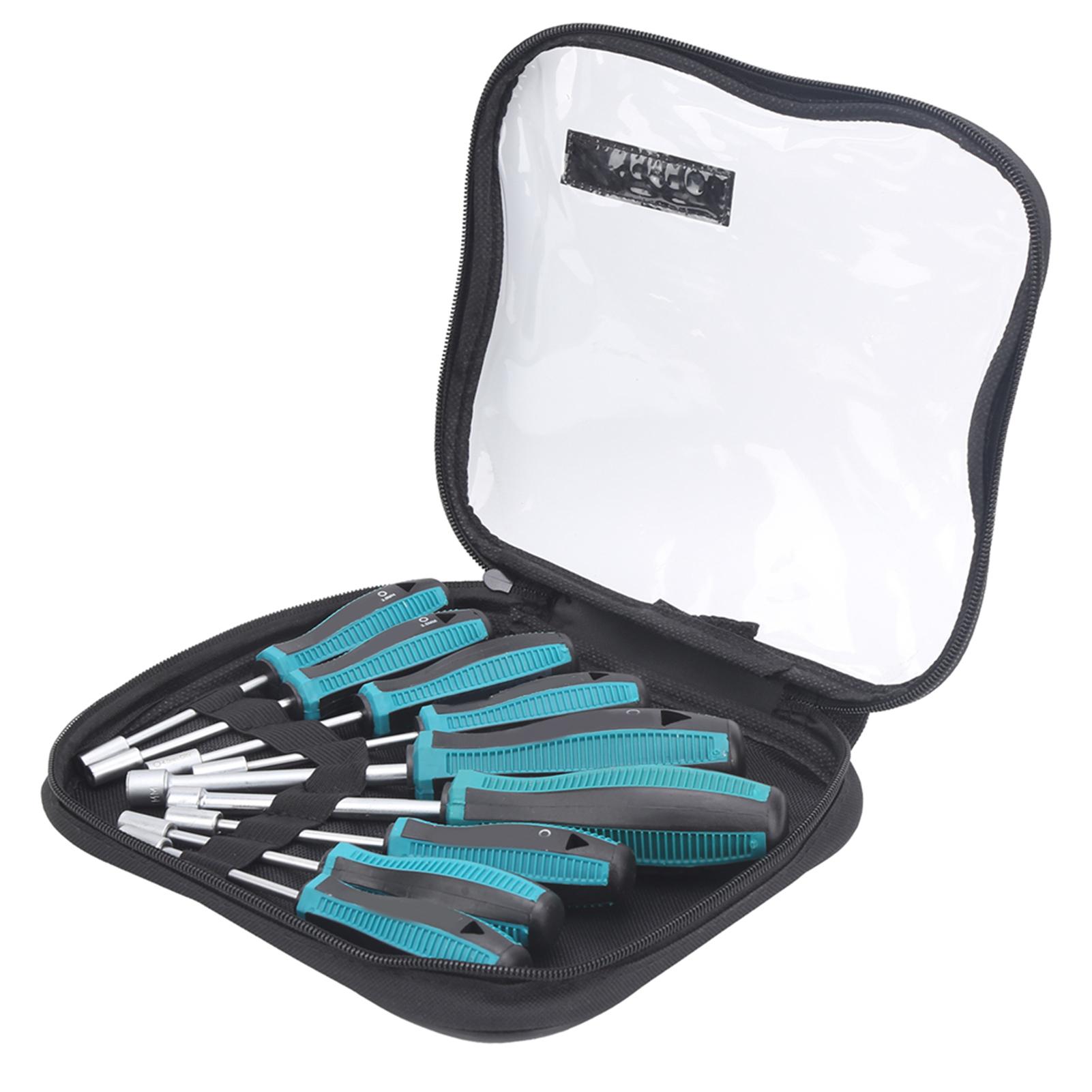 

Hex Sleeve Screwdriver High Hardness AntiSlip Handle Screwdriver Set with Storage Bag