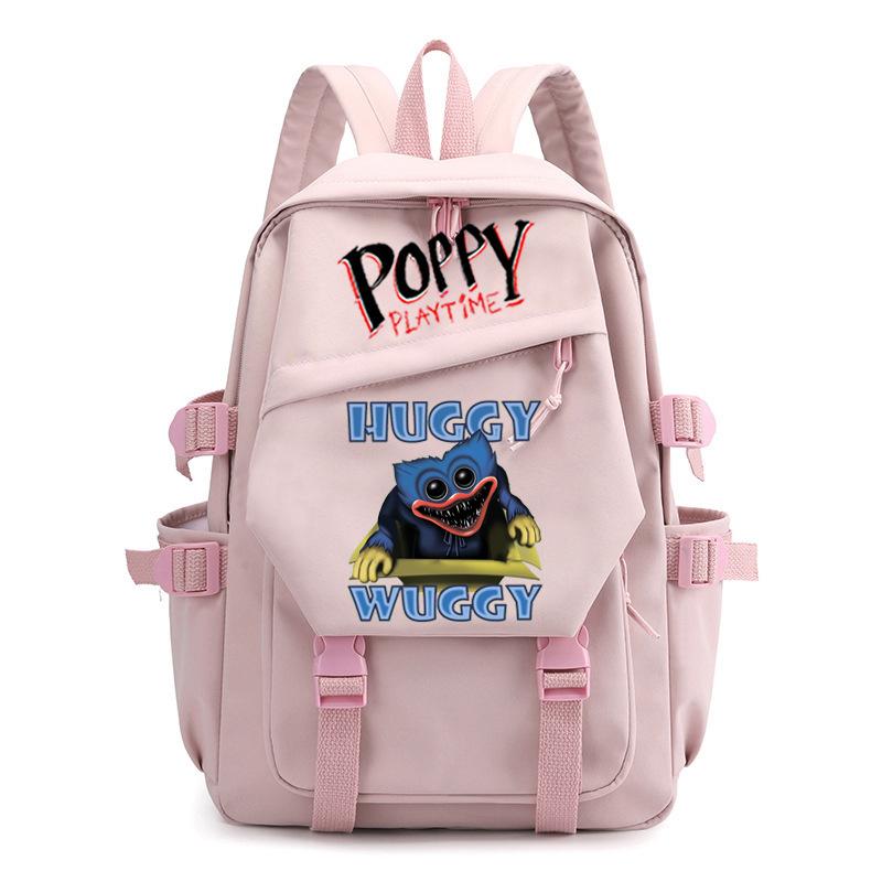 Poppy Waterproof Women's Backpack Girl Schoolbag Large Capacity Travel Leisure Shoulder Bag