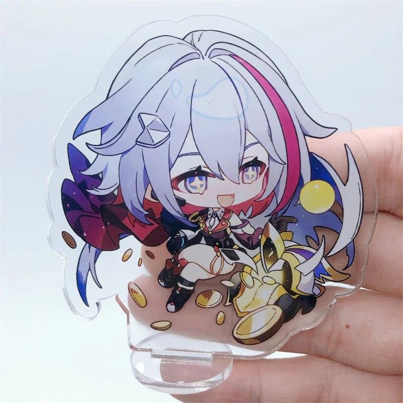 Honkai Star Rail Jingliu HuoHuo Guinaifen Topaz Figure Stand Plate Anime Cosplay Prop Accessories