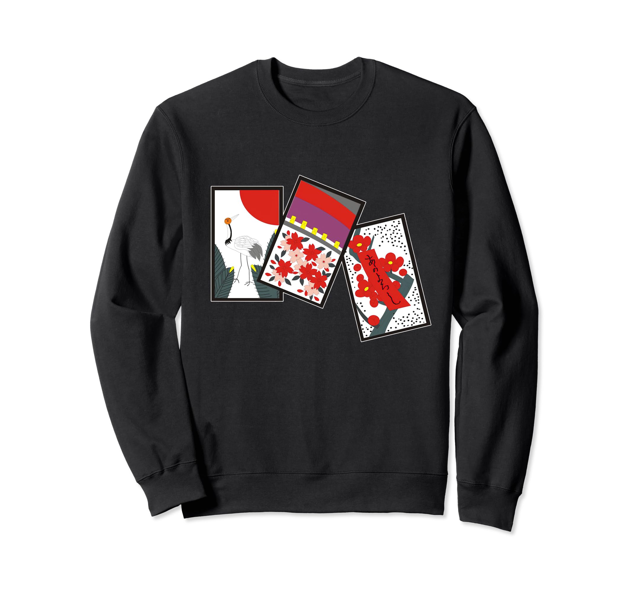 

Traditional Japanese crafts Hanafuda cards for men and women. чорний