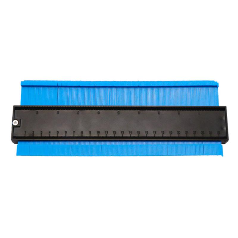 5/10 Inch Contour Profile Gauge Tiling Laminate Tiles Edge Shaping Wood Measure Ruler ABS