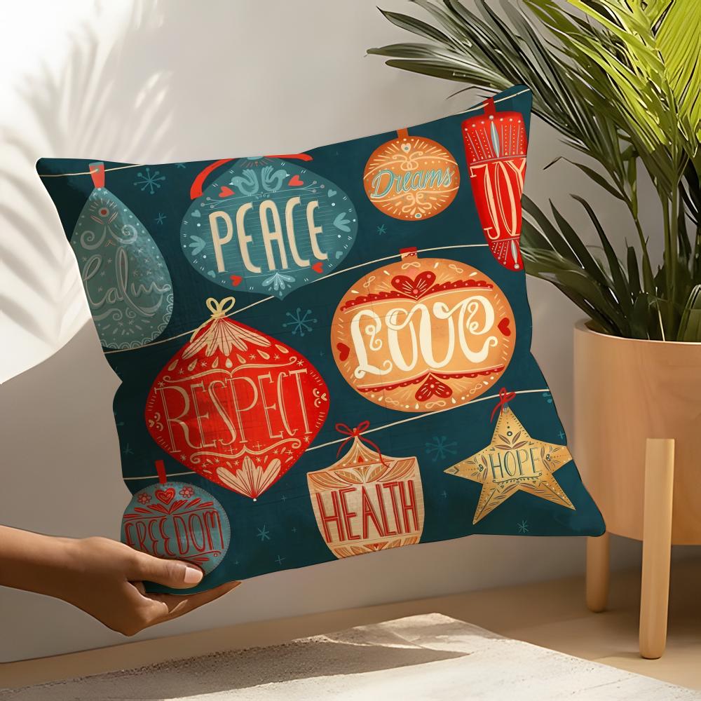 Impressionistic Illustration Color Patterns Pillow Case Home Living Room Decoration Linen Pillowcover Pillow Cases Cushion Cover