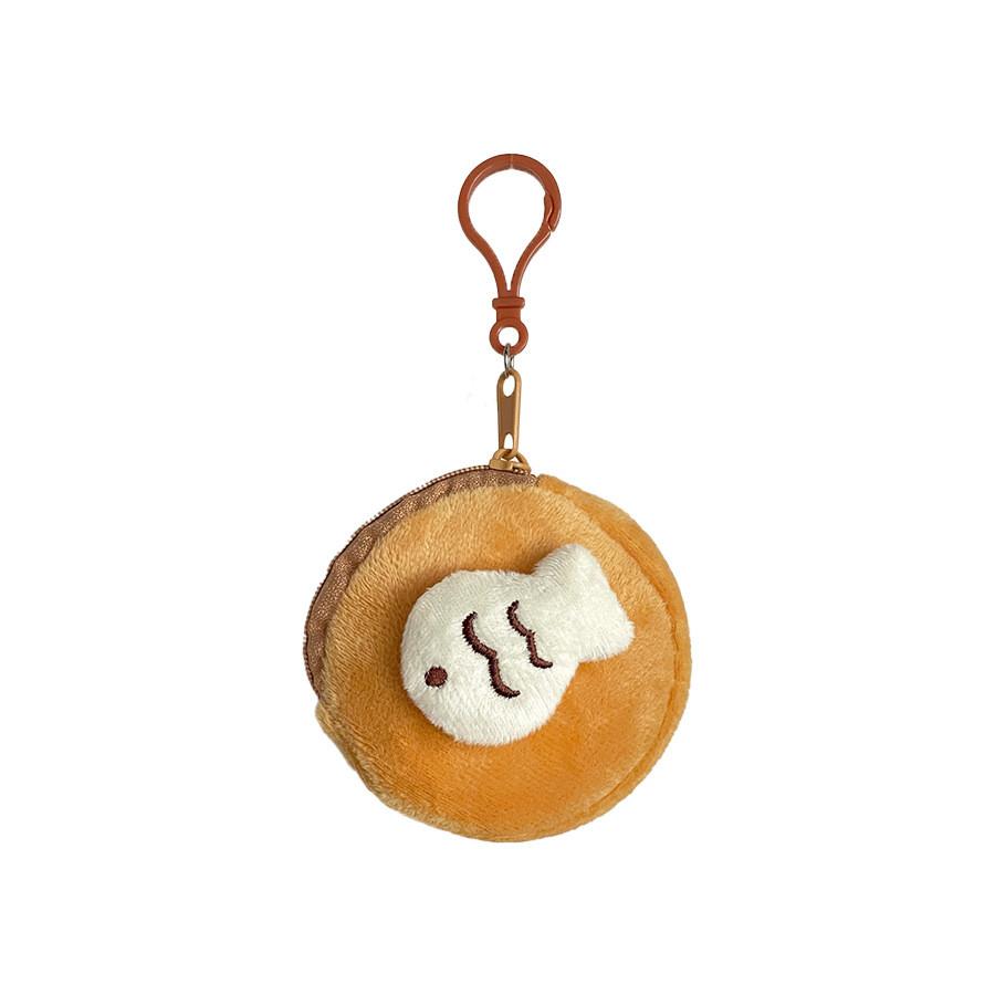 Cat Fish Animal Plush Coin Pouch Pendant Keychain Decoration Toys Kids Gift