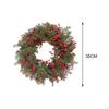 Artificial Christmas Wreath for Front Door Decorations Outside Holiday Garland