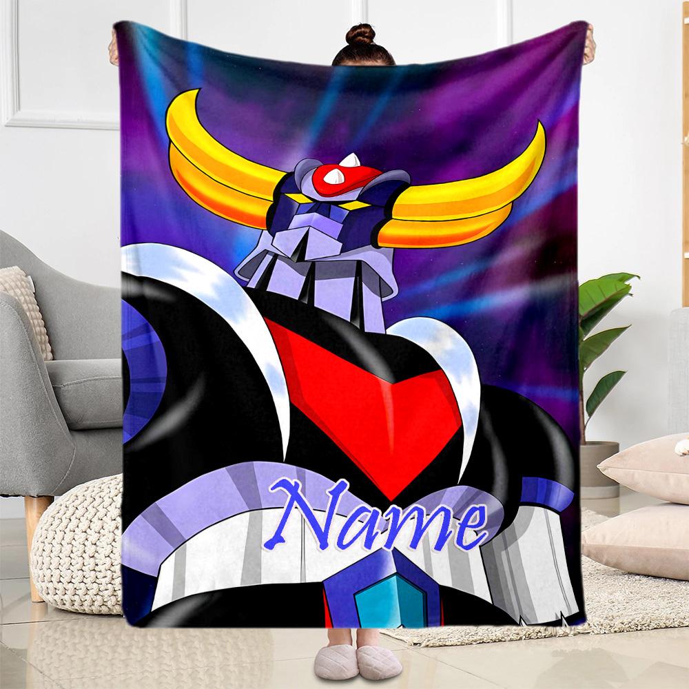 Powerful Robot Guardian Blanket Soft Warm Cozy Great for Bedding Bed Office for All Occasions Warmthful Decor Perfect Gift for Relatives and Friends