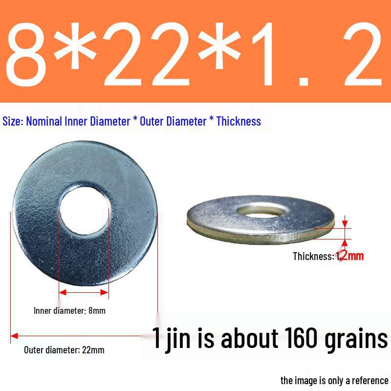 Galvanized Oversized Metal Washers M3-M60