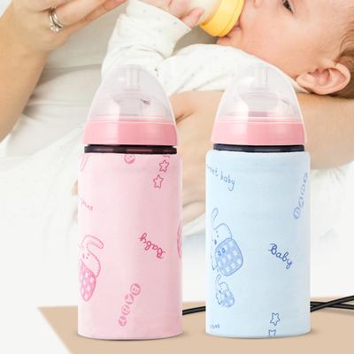 Infant Portable Plush Pouch Cover Thermal Feeding Bag Insulated Baby Milk Bottle Tote Tool Keep Warm Holder for Kids Children Milk Bottle Warmer Bag