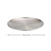 304 Stainless Steel Pet Cat Dog Tray Pet Feeder Bowl Durable Cheap Protects Cervical Vertebravels Food Grade Round Plate