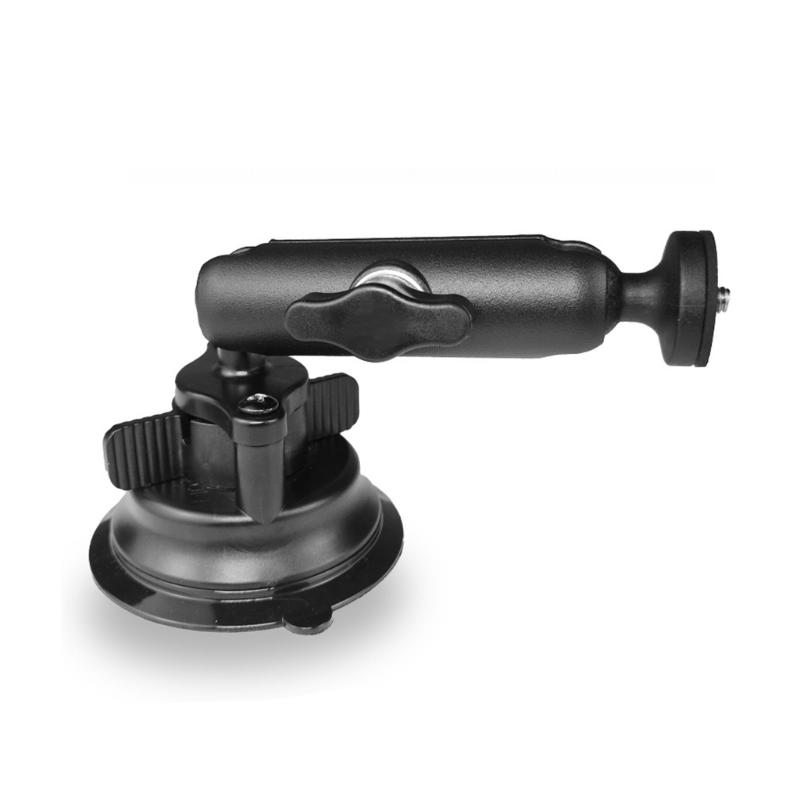 High Stability Car Window Camera Mount with 1/4" Screw 360 Degree Rotation Suction Cup for Sports Cameras Accessories