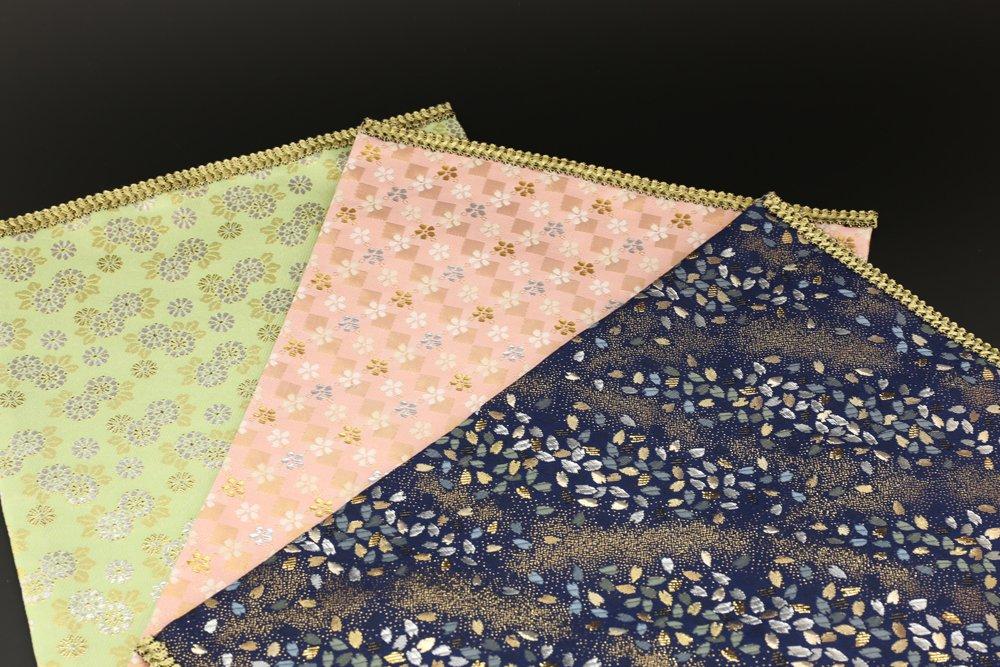 

Flame-retardant gold brocade sutra matcover for size 20 (pink)