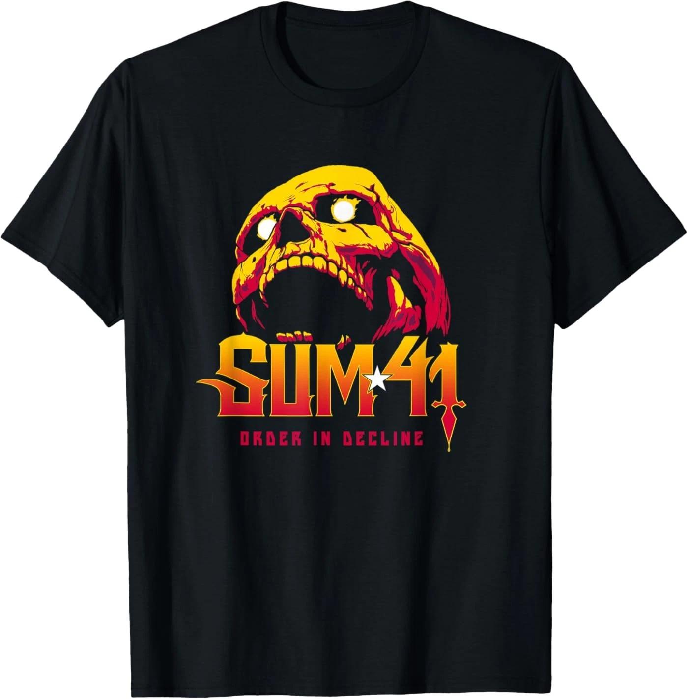 Sum 41 Order in Decline Skull T-Shirt XL