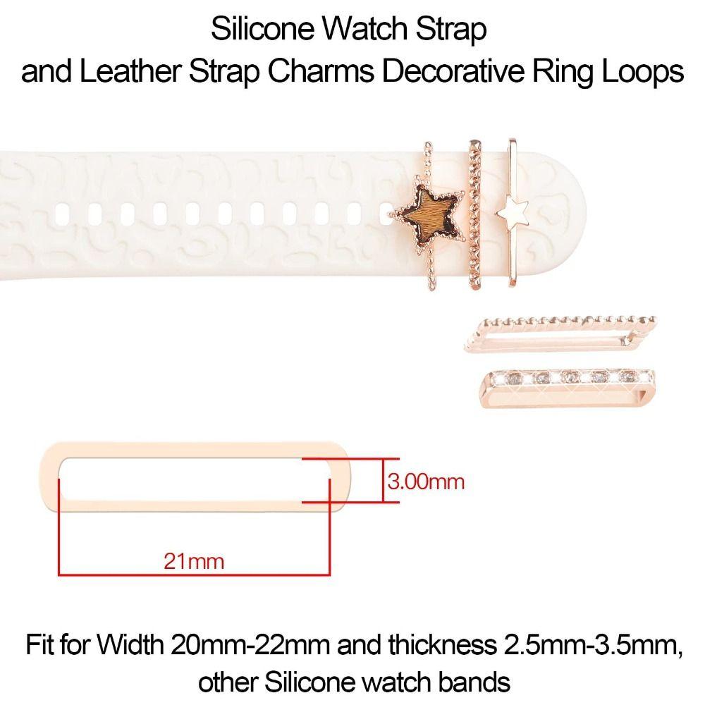 Bracelet de montre en diamant, breloques de ceinture, anneau décoratif pour iwatch, accessoires