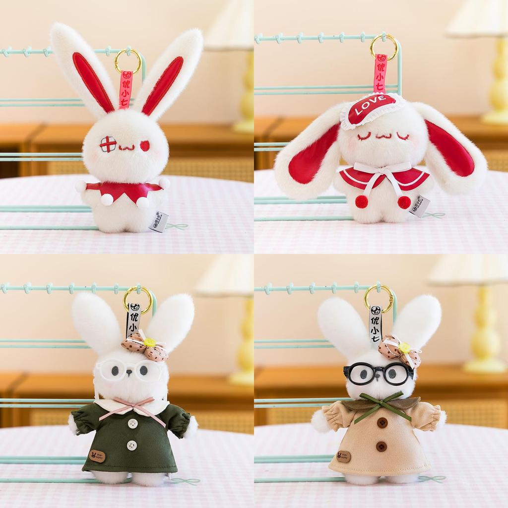 Cute Bunny Plush Backpack With Cartoon Design For Kids And Teens