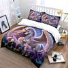 Unicorn Family Decor Set Soft Skin-Friendly Bedding Set Includes 1 Duvet Cover And 2 Pillowcase Gift