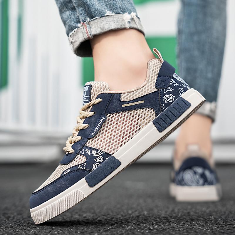 Men’s Sports Shoes Comfort Casual Skate Board Shoes Plus Size Jogging Sneakers Shoes for Students Over Sized