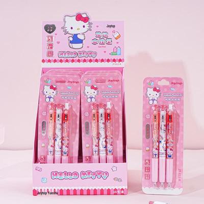 Hello Kitty Sanrio Schwarzer Druckbleistift - Speziell für Schülerprüfungen, Glatte ST-Spitze