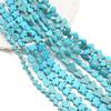 1 Strand 38CM Blue Turquoises Stone Chain Charm Beads Chain DIY Bracelet Necklace Jewelry Making