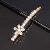 Headdress Hairpin Simple Barrette New Pearls Hair Clips  Girls