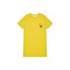 New MLB X Disney Short Sleeved Dress Women's Yellow 31OPK1031-10Y