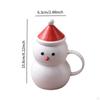 Christmas Coffee Mug Tea Cup Decoration Ornament Novelty Ceramic Snowman for Milk