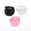 Mini Bag Mini Cloud Waist Pack Lightweight Solid Secure Button Closure With Decorative Coin Purse And Headphone Bag