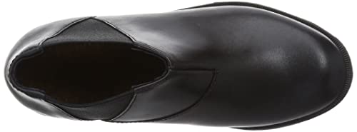 Moonstar Lifestyle Leather Shoes, SKOOLER/SK SIDEGOA, Made in Japan, Side Gore Type, Black, Size 22.0 cm