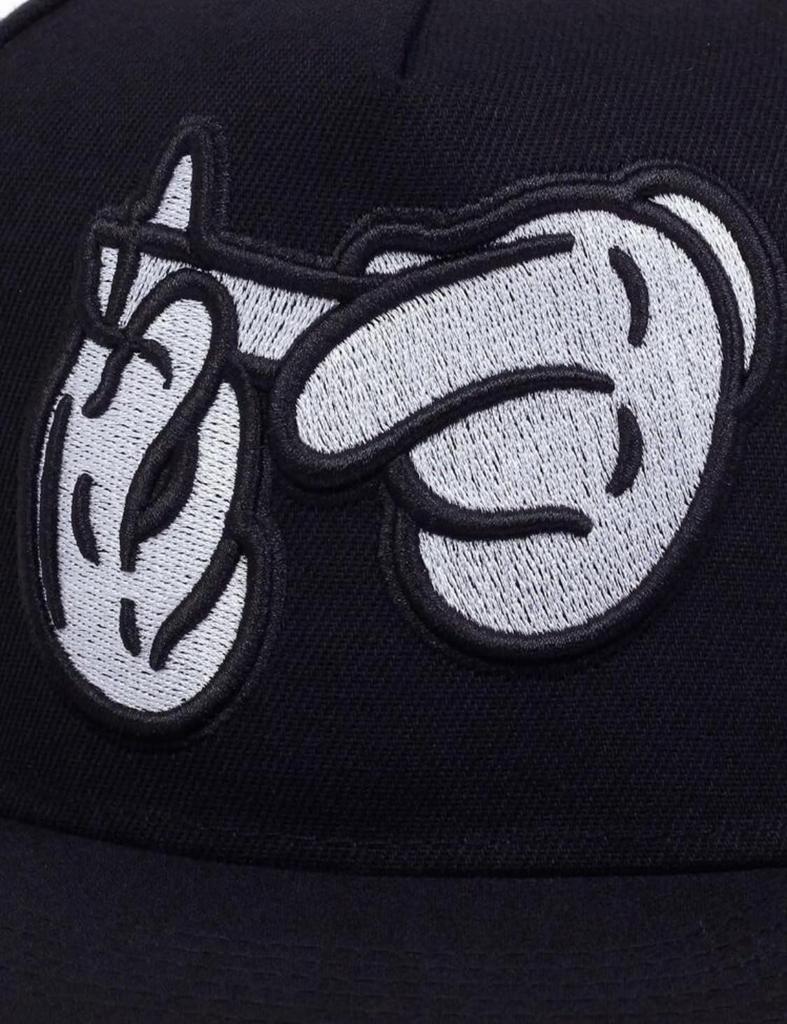 Sproutsy Men's Flat Straight Cap, Hip Hop, Korean Style, Casual, Flat Visor, Unisex, Hand Embroidery, Black