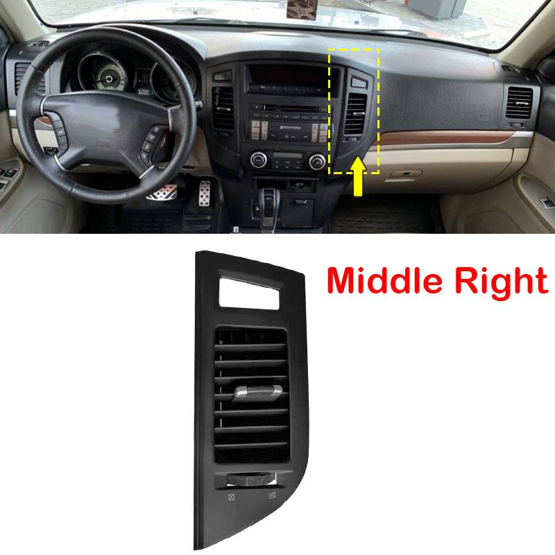 Interior Accessories For Mitsubishi Pajero Montero V87 V93 V95 V97 V98 2007-2025 Front Dash Center Console A/C Air Vent Outlet