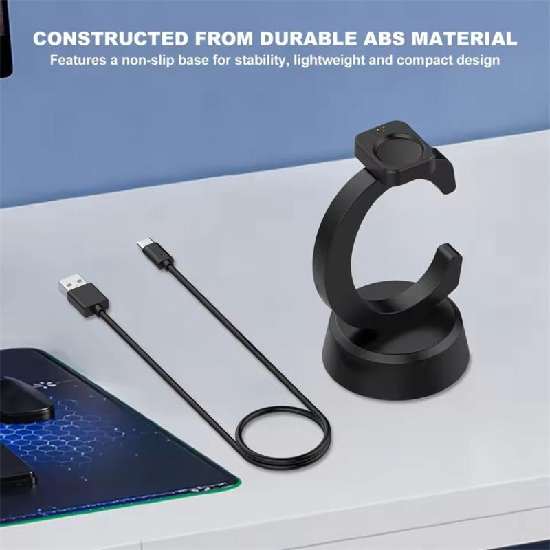 Pro Amazfit T-REX 3 Pro USB nabíjecí dok Náhradní nabíječka pro chytré hodinky Adaptér Magnetický nabíjecí kabel pro T-Rex 3/Balance 2