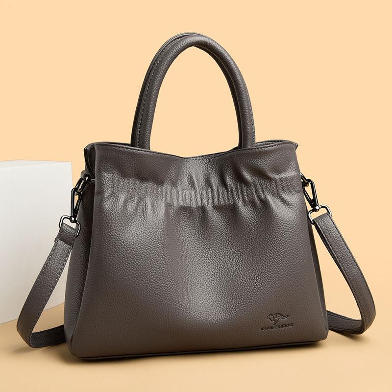 Fashionable Women's Handbag Cloud Pleated Single Shoulder Crossbody Bag Large Capacity