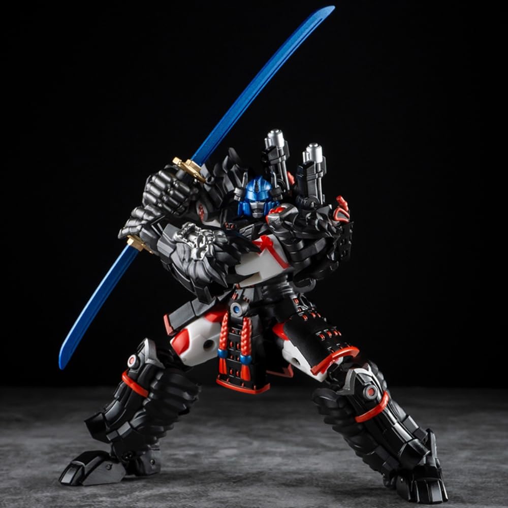 HiPlay Iron Works 1/12 Scale Primitive Warrior Great Ape General EX-75 Movable Action Figure with Accessories, Full Set, Samurai Version
