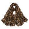 WTEMPO 1PC Outdoor Travel Sunscreen Gauze Scarves Classic Windproof Cold-proof Leopard Printed Scarf Shawls