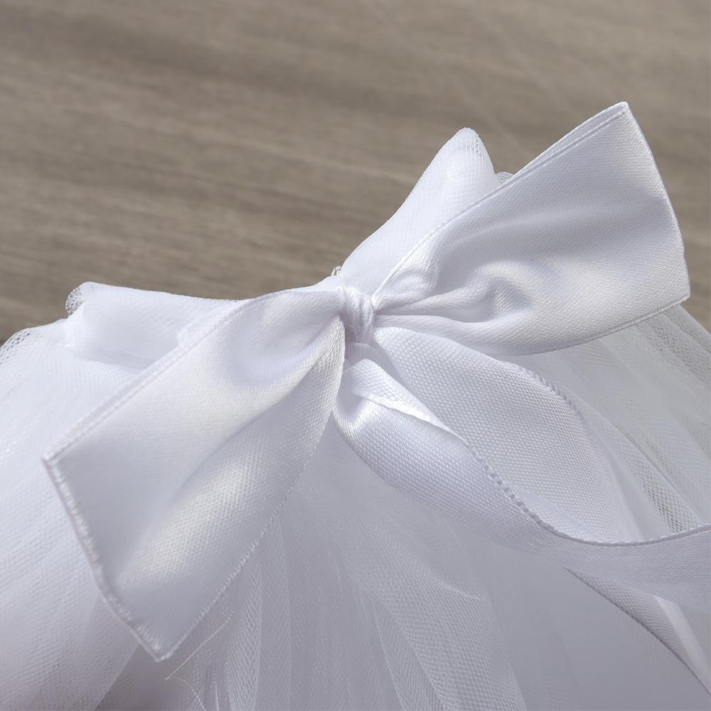New Short Simple Two Layer Photo Veil Bridal Veil Wedding Veil Women's Tulle With Comb