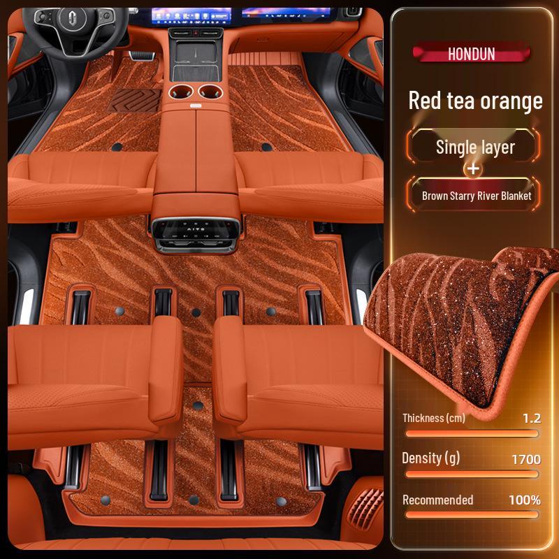 AITO M8 TPE Floor Mats Set for 2025 Huawei Model - Fits 5/6-Seater