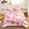 Polyester Comfortable Floral Pattern Duvet Cover Set With Duvet Cover And Pillowcases King Queen Twin Sizes For All Ages