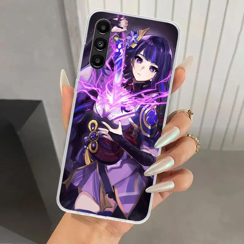Raiden Shogun Genshin Impact Phone Case for Samsung Galaxy A17 A16 A37 A26 A36 A57 A56 A15 A25 A35 A55 A14 A24 A34 A54 A13 A23 A