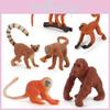 Wildlife Animal Sculpture Monkey Replica For Classroom And Nature Decor